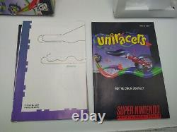 Uniracers Super Nintendo Entertainment System Snes 100% Cib Complet Dans La Boîte Bon