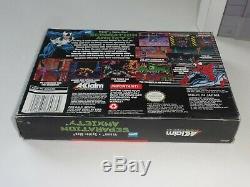 Venom-spider-man Anxiété De Séparation (snes) Super Nintendo Cib Complete Box 1995