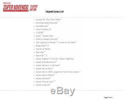 Vente Obtenir Rapidement Super Nintendo Classic Snes Mini Console 400 Jeux