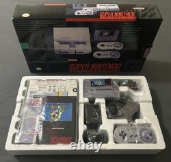 Version Originale Vintage 1991 Ensemble de Console Snes Super Nintendo Cib (neuf)