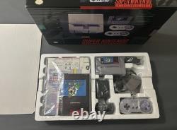 Version Originale Vintage 1991 Ensemble de Console Snes Super Nintendo Cib (neuf)