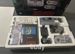 Version Originale Vintage 1991 Ensemble de Console Snes Super Nintendo Cib (neuf)