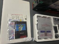 Version Originale Vintage 1991 Ensemble de Console Snes Super Nintendo Cib (neuf)