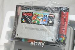 Vintage Konsole Super Nintendo Snes Action Pack + Super Mario World 2 + Ovp