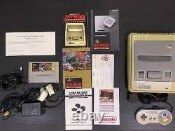 Vintage Super Nintendo (snes) Pack Console Streetfighter 2 Complet
