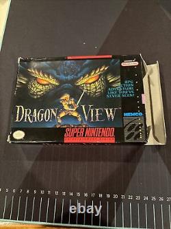 Vue du Dragon (SNES) Cartouche Super Nintendo et Boîte Rare
