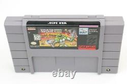 War 2410 Super Nintendo Snes Game (productions Avancées Inc, 1995) Panier & Manuel