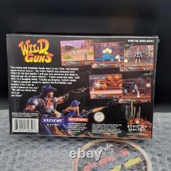 Wild Guns Natsume/strictly Limited Game Super Nintendo Snes Us&pal Neuf/nouveau