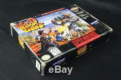 Wild Guns Pour Super Nintendo Snes 1995 Cib Complet Avec Manual & Box Clean