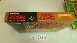 Zelda Pack Gold Big Box Holy Grail Super Nintendo Snes D'origine