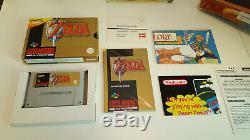Zelda Pack Gold Big Box Holy Grail Super Nintendo Snes D'origine