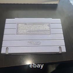 Zéro l'écureuil kamikaze SNES Super Nintendo Boîte Carte et Carte d'Enregistrement