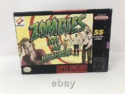 Zombies A Mangé Mes Voisins Super Nintendo Snes Complet En Boîte Excellent Rare